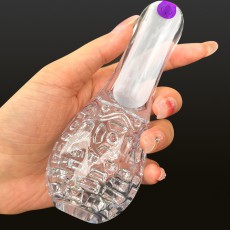 取悦巨震激震飞机杯透明款男用训练器自慰器10种变频成人情趣用品