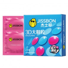 杰士邦3D大颗粒避孕套3只装安全套成人情趣用品酒店无人售货机